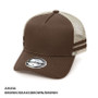 Load image into Gallery viewer, A-Frame Striped Trucker Cap
