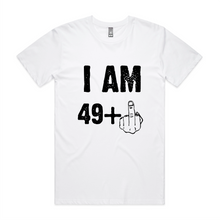 Load image into Gallery viewer, I Am 49 Plus Middle Finger 50th Birthday T-Shirt
